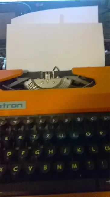 typewriter